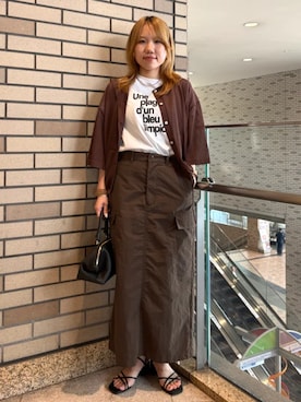 河合さん(レディース・153cm)の秋コーディネート