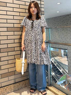 河合さん(レディース・153cm)の夏コーディネート
