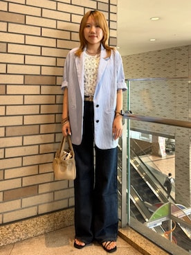 河合さん(レディース・153cm)の秋コーディネート