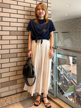 河合さん(レディース・153cm)の秋コーディネート