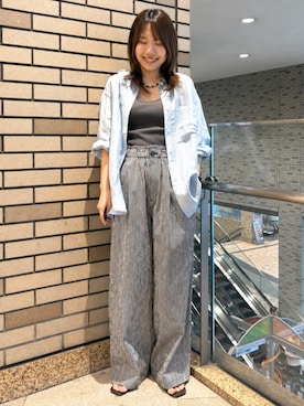 河合さん（レディース・153cm）の夏コーディネート