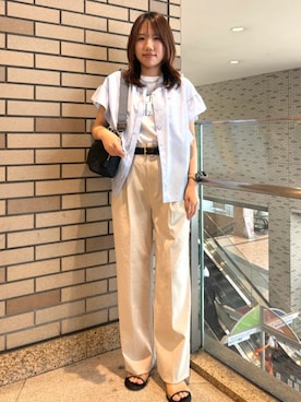 河合さん(レディース・153cm)の夏コーディネート