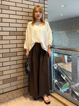 河合さん(レディース・153cm)の秋コーディネート