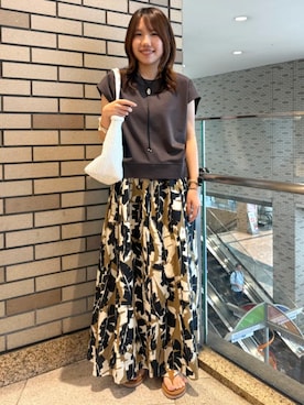 河合さん(レディース・153cm)の夏コーディネート