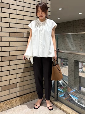 河合さん(レディース・153cm)の春コーディネート
