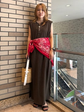 河合さん(レディース・153cm)の秋コーディネート