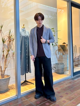 TATさん（メンズ・180cm）の春コーディネート