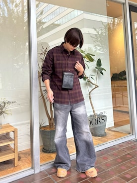 「PENDLETON（ペンドルトン）のアイテム（トップス）」を使った、あきひさ/akihisa    さん（メンズ・180cm）の秋コーディネート