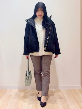 minamiさん（レディース・154cm）の冬コーディネート