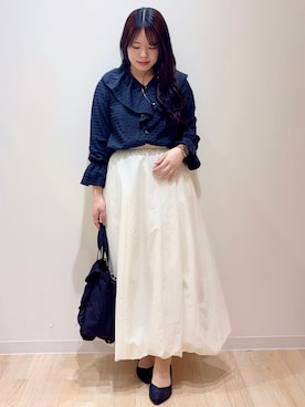 「Airpapel（エアパペル）のアイテム」を使った、minamiさん（レディース・154cm）の冬コーディネート