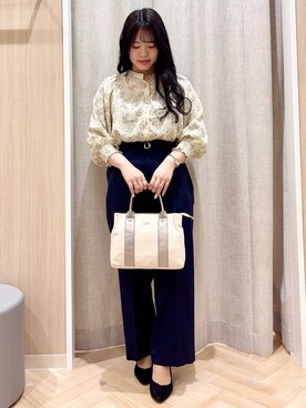 「Lee（リー）のアイテム（バッグ）」を使った、minamiさん（レディース・154cm）の春コーディネート