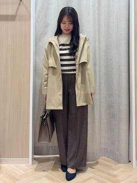 「grove（グローブ）のアイテム」を使った、minamiさん（レディース・154cm）の秋コーディネート