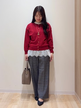 「grove（グローブ）のアイテム」を使った、minamiさん（レディース・154cm）の秋コーディネート