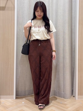 「grove（グローブ）のアイテム」を使った、minamiさん（レディース・154cm）の夏コーディネート