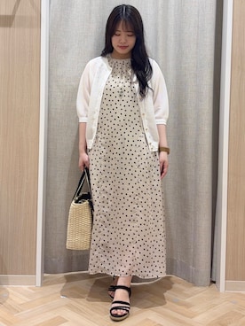 「grove（グローブ）のアイテム」を使った、minamiさん（レディース・154cm）の夏コーディネート