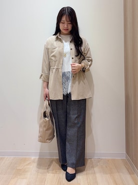 「grove（グローブ）のアイテム」を使った、minamiさん（レディース・154cm）の秋コーディネート