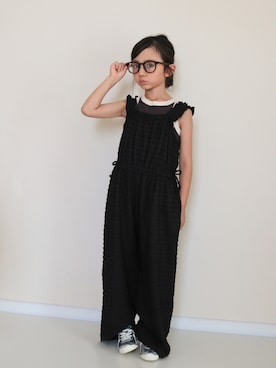 「BRANSHES（ブランシェス）のアイテム」を使った、RICOWORLDさん（キッズ・120cm）の夏コーディネート