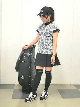 「ADABAT STREAM（アダバットストリーム）のアイテム」を使った、夜久祐子さん（レディース・152cm）の夏コーディネート