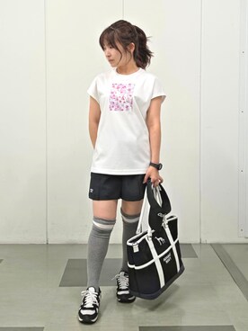 夜久祐子さん(レディース・152cm)の夏コーディネート