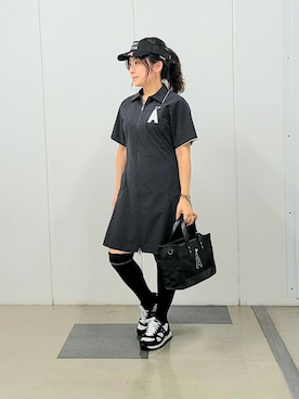 「ADABAT STREAM（アダバットストリーム）のアイテム」を使った、夜久祐子さん（レディース・152cm）の春コーディネート