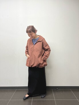 「SHENERY（シーナリー）のアイテム（ブルゾン）」を使った、MURATA_157cmさん（レディース・157cm）の冬コーディネート