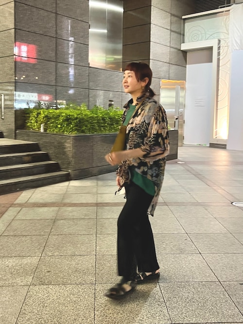 ダブルクロスワイドパンツ