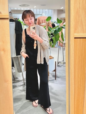 「アイテム（カーディガン/ボレロ）」を使った、MURATA_157cmさん（レディース・157cm）の夏コーディネート