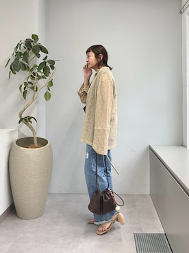 「SHENERY（シーナリー）のアイテム」を使った、MURATA_157cmさん（レディース・157cm）の春コーディネート