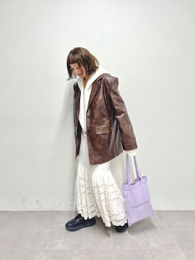 MURATA_157cmさん（レディース・157cm）の冬コーディネート