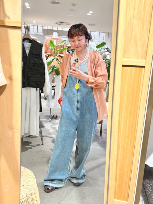 シーナリーデニムオーバーオール