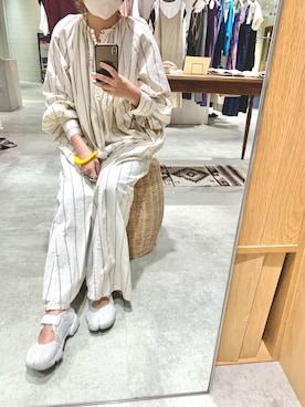 「R JUBILEE（アールジュビリー）のアイテム」を使った、MURATA_157cmさん（レディース・157cm）の夏コーディネート