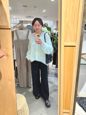 「ミントグリーン」｜MURATA_157cmさん（レディース・157cm）の秋コーディネート