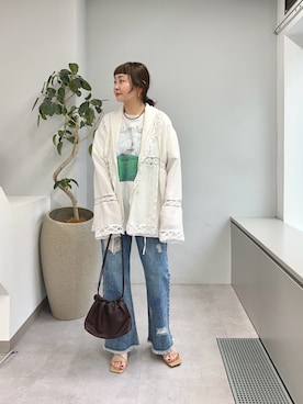 「SHENERY（シーナリー）のアイテム」を使った、MURATA_157cmさん（レディース・157cm）の春コーディネート