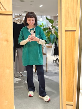 「SHENERY（シーナリー）のアイテム」を使った、MURATA_157cmさん（レディース・157cm）の春コーディネート