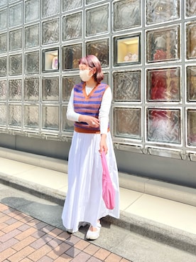 「TELA（テラ）のアイテム」を使った、MURATA_157cmさん（レディース・157cm）の春コーディネート