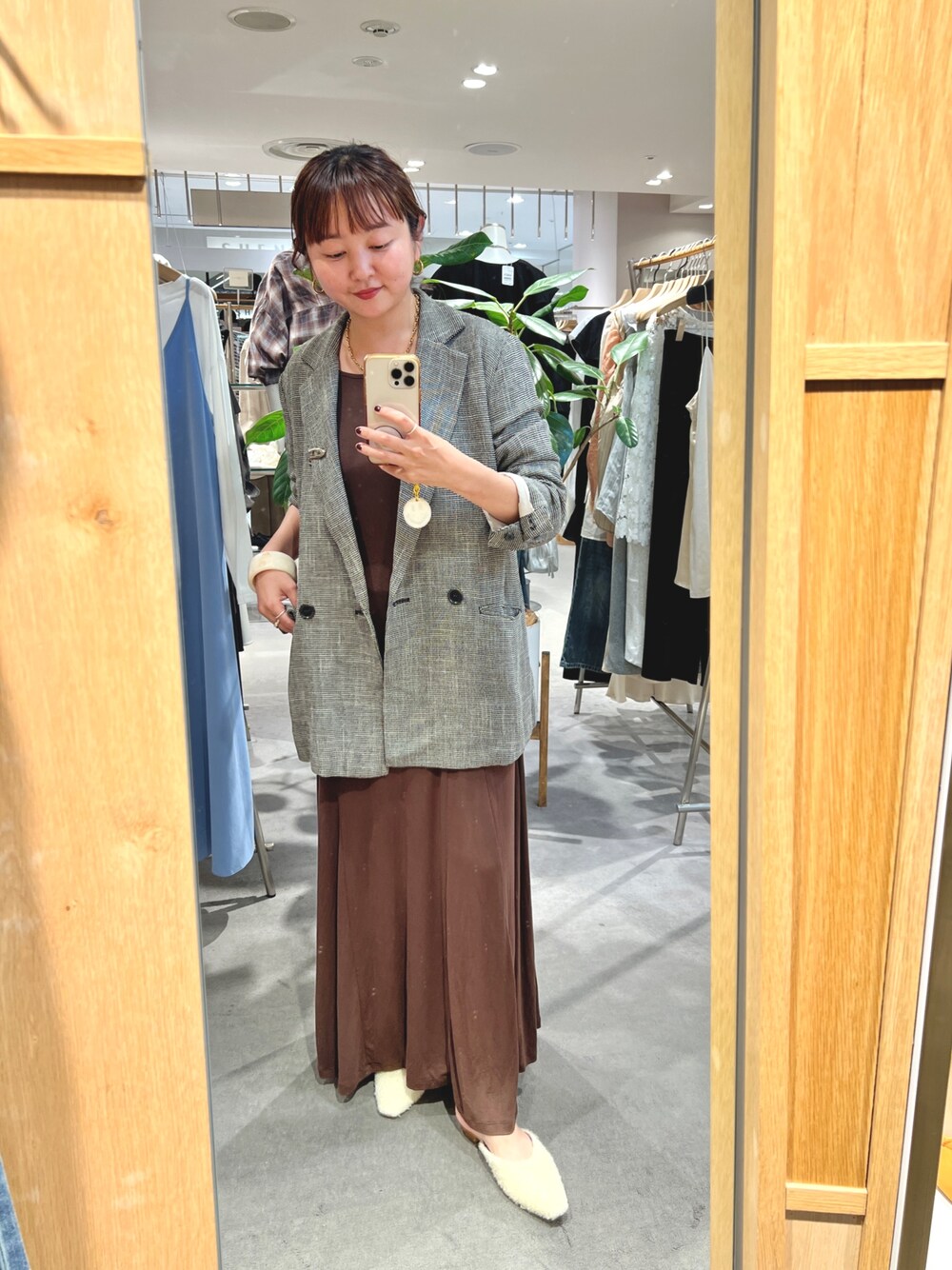 新品未使用品　からみ織りジャケット　シーナリー　SHENERY SHENERY（シーナリー）の「《名品ジャケット》からみ織り