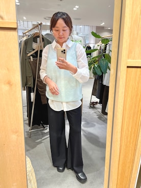 「ミントグリーン」｜MURATA_157cmさん（レディース・157cm）の秋コーディネート