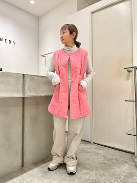 「ベストコーデ」｜「アイテム（オールインワン・サロペット）」を使った、MURATA_157cmさん（レディース・157cm）の冬コーディネート