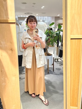 「SHENERY（シーナリー）のアイテム（ジャケット/アウター）」を使った、MURATA_157cmさん（レディース・157cm）の夏コーディネート