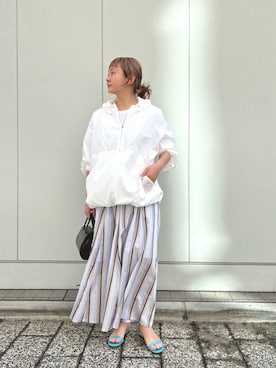 「SHENERY（シーナリー）のアイテム（ブルゾン）」を使った、MURATA_157cmさん（レディース・157cm）の春コーディネート