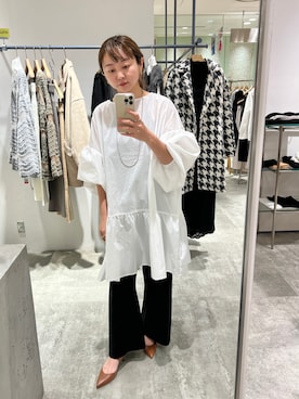 「SHENERY（シーナリー）のアイテム（チュニック）」を使った、MURATA_157cmさん（レディース・157cm）の冬コーディネート