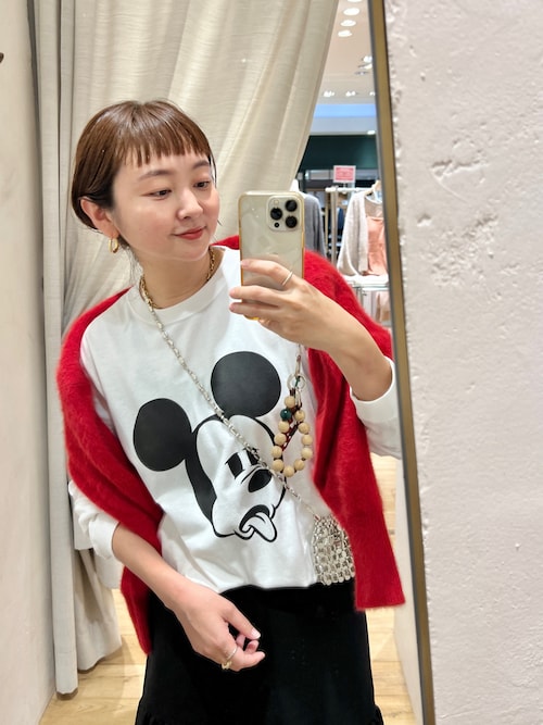 Mickey / ロンTee シーナリー SHENERY（シーナリー）の「Mickey / ロンTee（Tシャツ