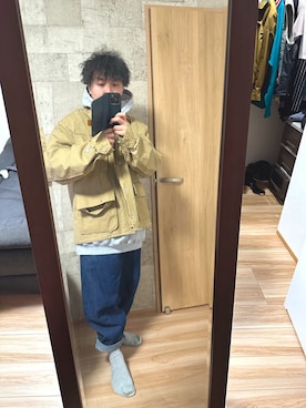 「FACETASM（ファセッタズム）のアイテム（ジャケット/アウター）」を使った、せいやさん（メンズ・165cm）の春コーディネート