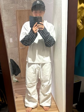 「JW Anderson（ジェイダブリューアンダーソン）のアイテム」を使った、せいやさん（メンズ・165cm）の夏コーディネート