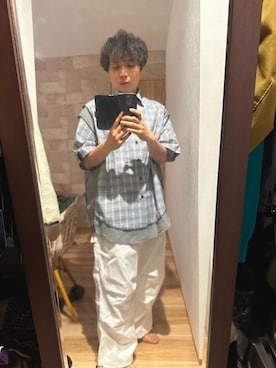 「N.HOOLYWOOD（N.ハリウッド）のアイテム（トップス）」を使った、せいやさん（メンズ・165cm）の夏コーディネート
