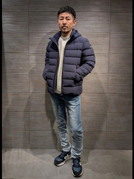 「ABAHOUSE（アバハウス）のアイテム」を使った、yanoさん（メンズ・173cm）の冬コーディネート