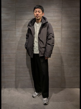 「ABAHOUSE（アバハウス）のアイテム」を使った、yanoさん（メンズ・173cm）の冬コーディネート