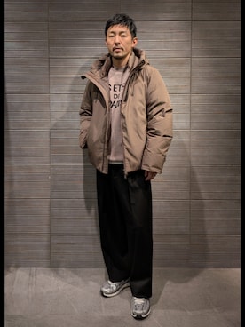 「ABAHOUSE（アバハウス）のアイテム」を使った、yanoさん（メンズ・173cm）の冬コーディネート