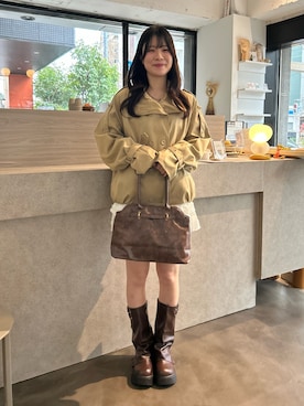 「LAC-VERT（ラック・ヴェール）のアイテム」を使った、lacvert_officialさん（レディース・164cm）の春コーディネート