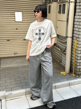 「LAC-VERT（ラック・ヴェール）のアイテム」を使った、lacvert_officialさん（レディース・162cm）の夏コーディネート